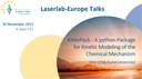 Laserlab-Europe Talk "KiMoPack - A python Package for Kinetic Modeling of the Chemical Mechanism"